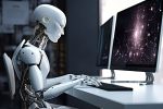 robot sitting ai