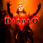 Diablo 5 Ungkap Detail Cerita dan Protagonis Baru 6 diablo 5 character with raised arms behind game logo ominous dark red and orange composite