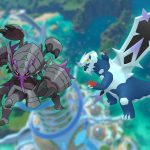 Rilis Pokémon Terbaru Resmi Tandai Kembalinya Mega Golisopod dan Mega Baxcalibur 20 pokemon wind and waves 1 1