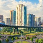 7 Game City Builder dengan Kebebasan Kreatif Tingkat Tinggi 7 shot of skyline in cities skylines key art