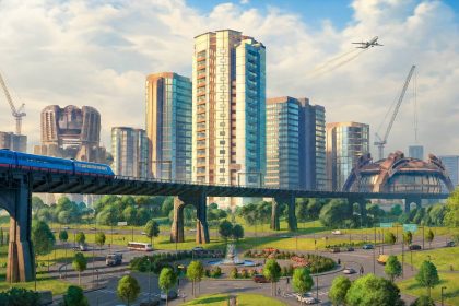 7 Game City Builder dengan Kebebasan Kreatif Tingkat Tinggi 34 shot of skyline in cities skylines key art
