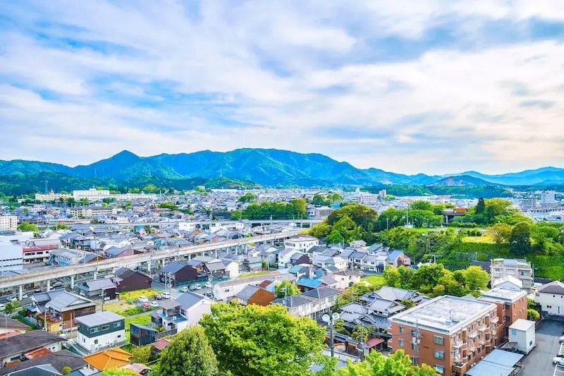 Kota Fukuchiyama: Jejak Kota Kastil Bersejarah di Prefektur Kyoto 7 Fukuchiyama Cityscape