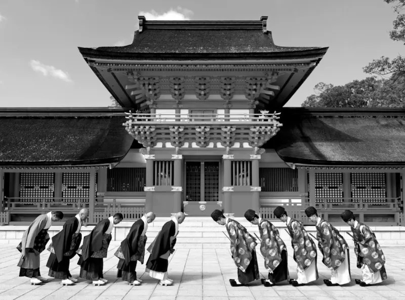 Kisah Usa Jingu: Warisan Semenanjung Kunisaki 5 Monks Priests of the Rokugo Manzan Meet at Usa Jingu