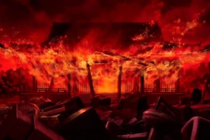 Mt. Hieis Enryaku ji Complex Burns