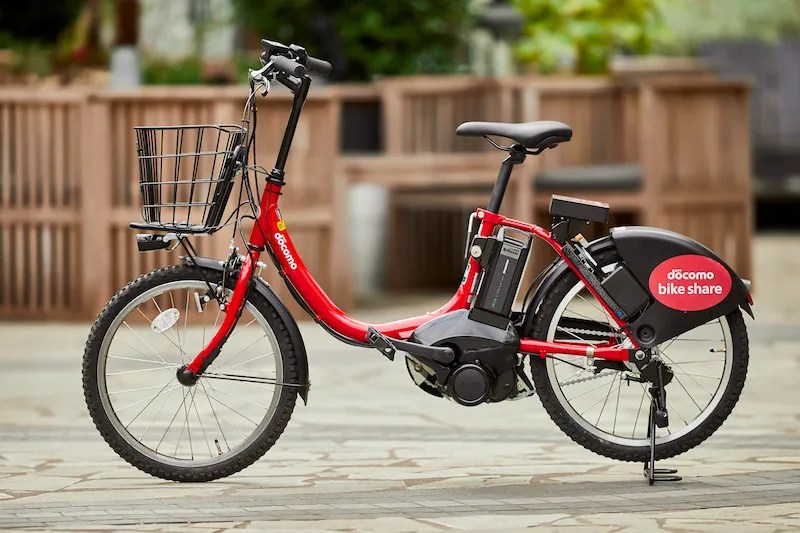 One of Docomos Shared Electronic Bicycles
