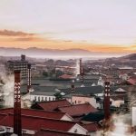Saijo Breweries at Sunrise
