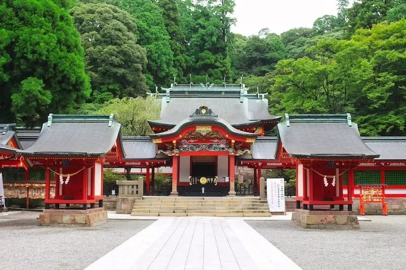 The Haiden of Kirishima Jingu