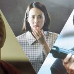 a split image of stills from se7en parasite and heat 1