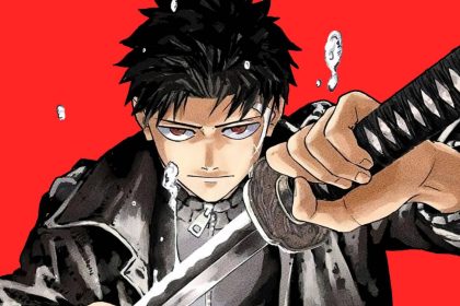 Cukup Waktu Telah Berlalu: Bagaimana Kagurabachi Akan Bayangi Tiga Anime Shonen Terbesar 30 chihiro drawing his sword in the cover of kagurabachi