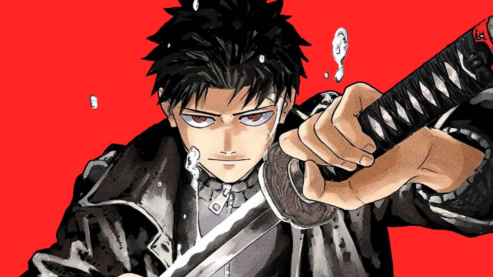 Cukup Waktu Telah Berlalu: Bagaimana Kagurabachi Akan Bayangi Tiga Anime Shonen Terbesar 5 chihiro drawing his sword in the cover of kagurabachi