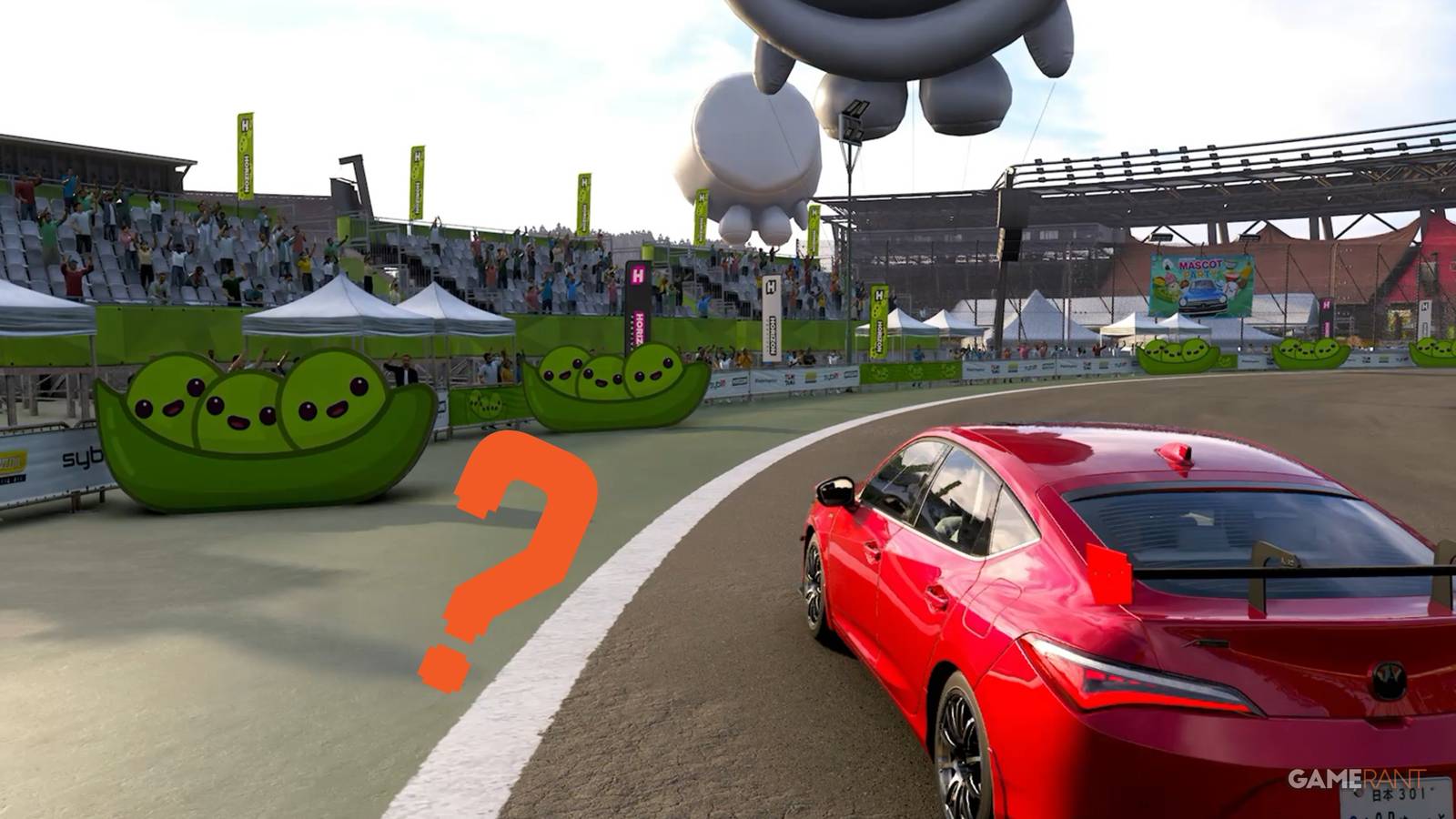 edamame mascot horizon party fh6