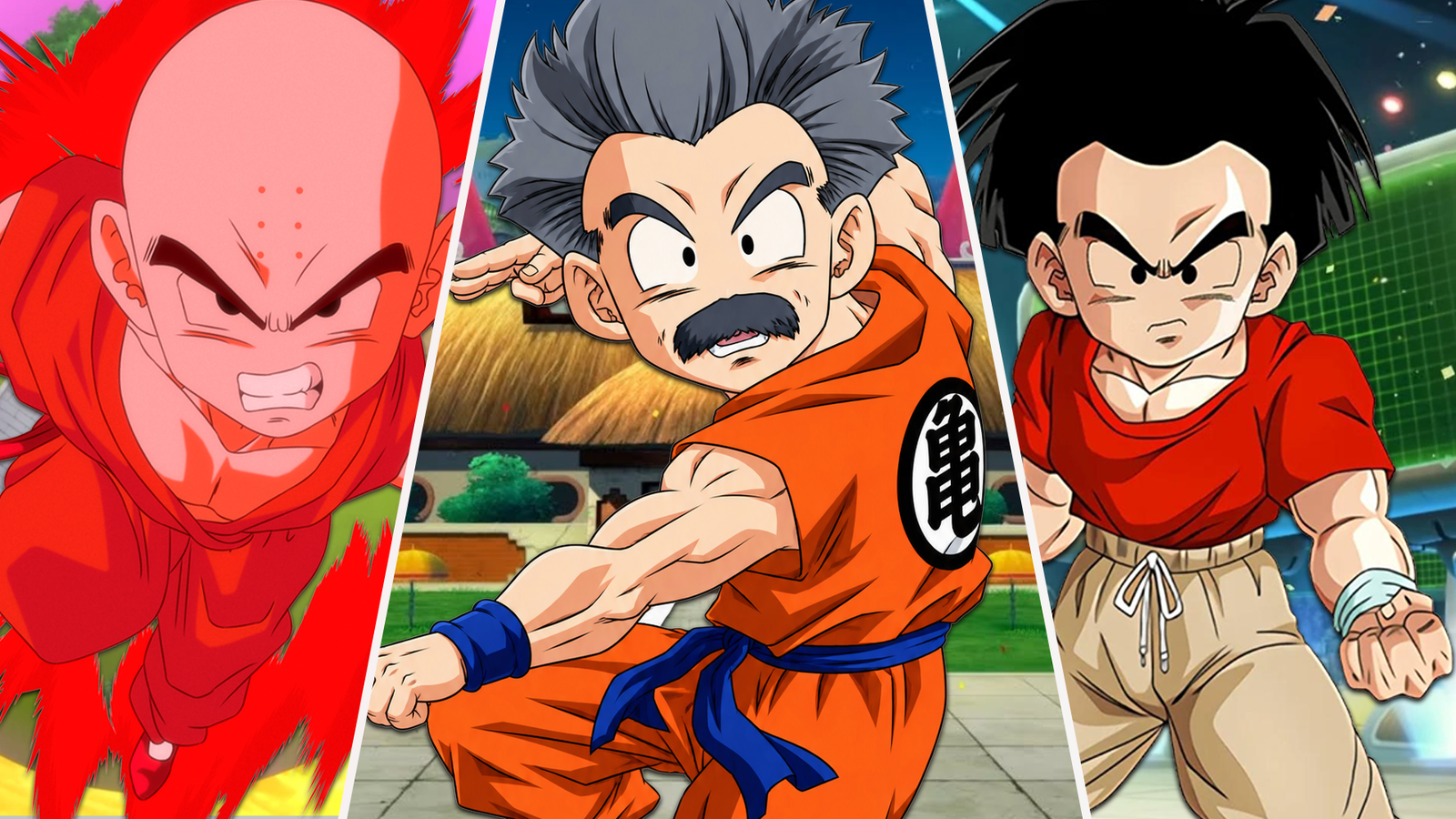 Dragon Ball: 7 Versi Kuririn Terkuat di Multiverse, Peringkat Teratas 15 kaioken krillin xeno krillin and movie krillin