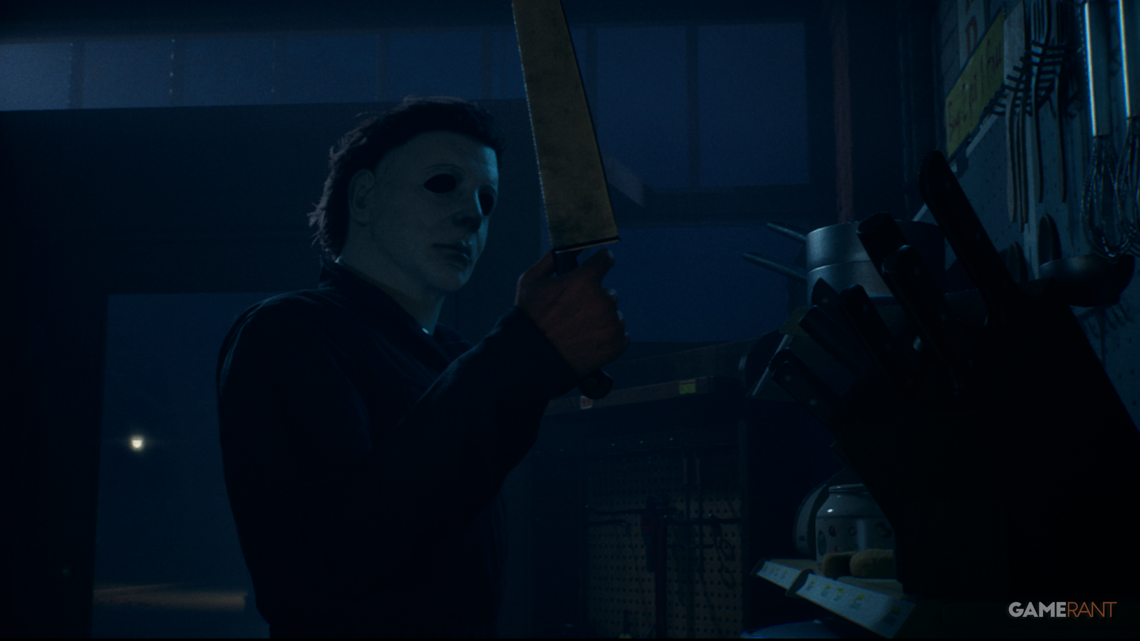 Panduan Lokasi Koleksi Chapter 5 di Halloween: The Game 1 michael gets knife halloween