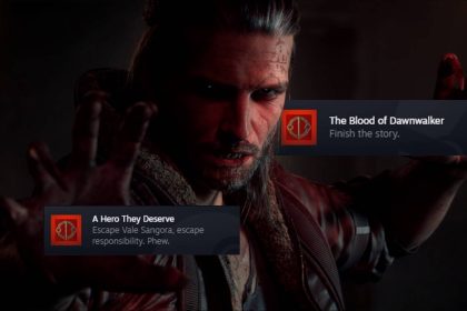 Pencapaian A Hero They Deserve: Keluar dari Lembah atau Tetap di Blood of Dawnwalker 48 should you leave the valley or stay should you exit the valley a hero they deserve achievement