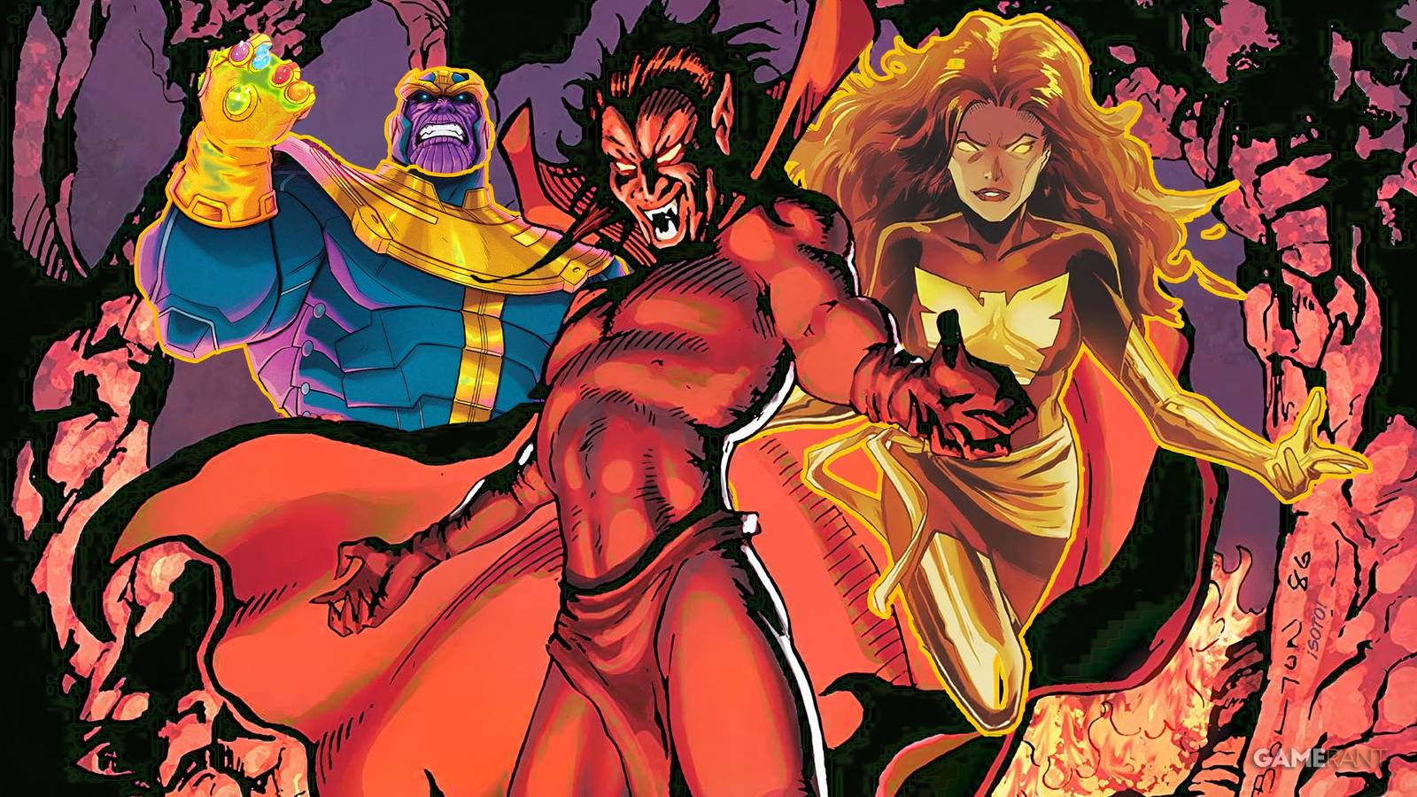 Marvel: 20 Penjahat Komik Terkuat Sepanjang Masa, Diurutkan 8 strongest marvel comics villains ranked thanos mephisto dark