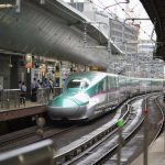 A Hayabusa Shinkansen Bound for Tohoku