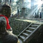 A Jizo Statue in the Okunoin on Mt. Koya
