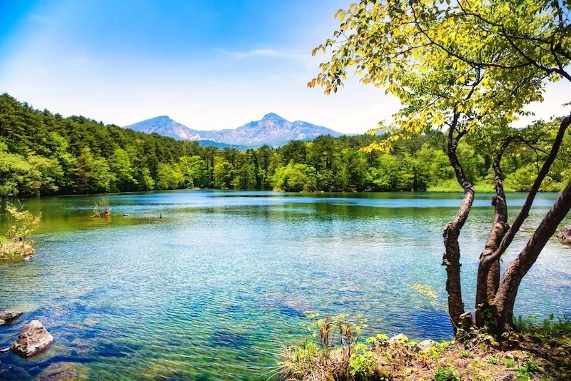 Panduan Liburan ke Jepang Bulan Mei Setelah Golden Week Berakhir 6 Mt. Bandai and a Lake with Forest Landscape