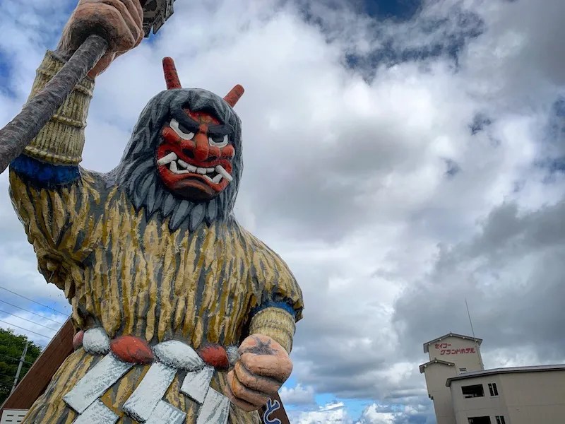 Namahage Statues on the Oga Peninsula
