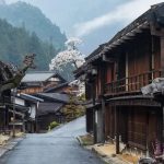 Tsumago juku in Spring