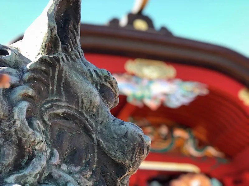 Gunung Mitake Tokyo: Spiritualilitas dan Alam di Tengah Megapolitan 5 Wolf Komainu on Mt. Mitake 1