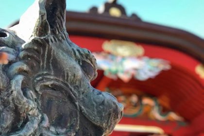 Gunung Mitake Tokyo: Spiritualilitas dan Alam di Tengah Megapolitan 45 Wolf Komainu on Mt. Mitake