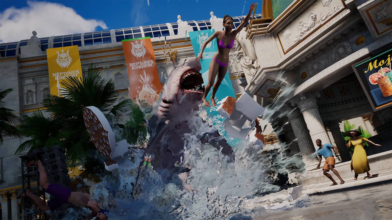 new ps5 shark game lets you eat people at a waterpark gamerant feature c