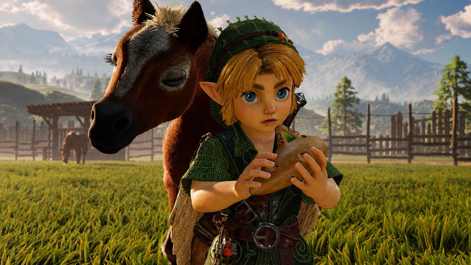 Perubahan Paling Kontroversial di Remake Zelda: Ocarina of Time Lebih Besar dari Wajah Young Link 1 young link and epona in the zelda ocarina of time remake on switch 2