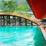 A Birdge at Hiroshimas Itsukushima Shrine
