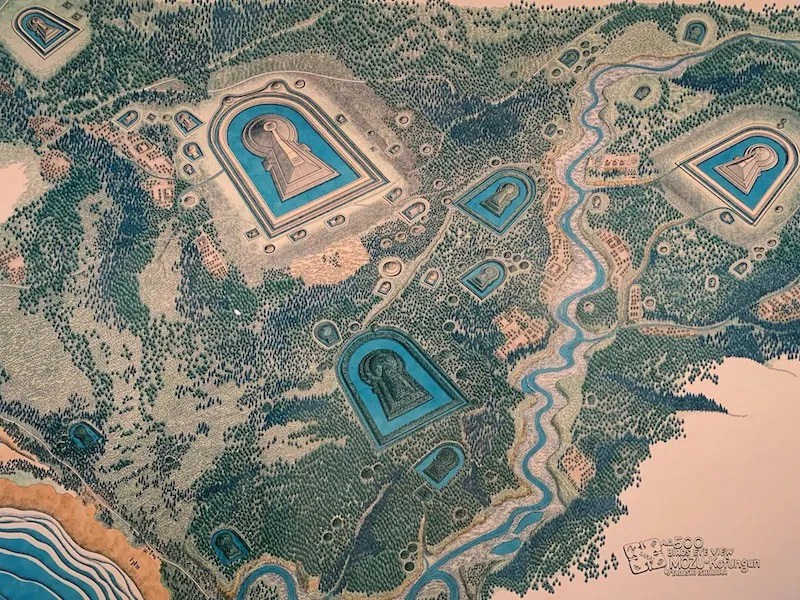 Mengenal Daisen Kofun Osaka, Kompleks Makam Kaisar Nintoku yang Megah 4 An Artists Rendition of the Daisen Kofun
