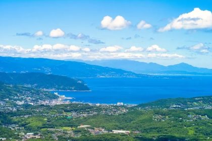 The View of Ito City from Mt. Omuro