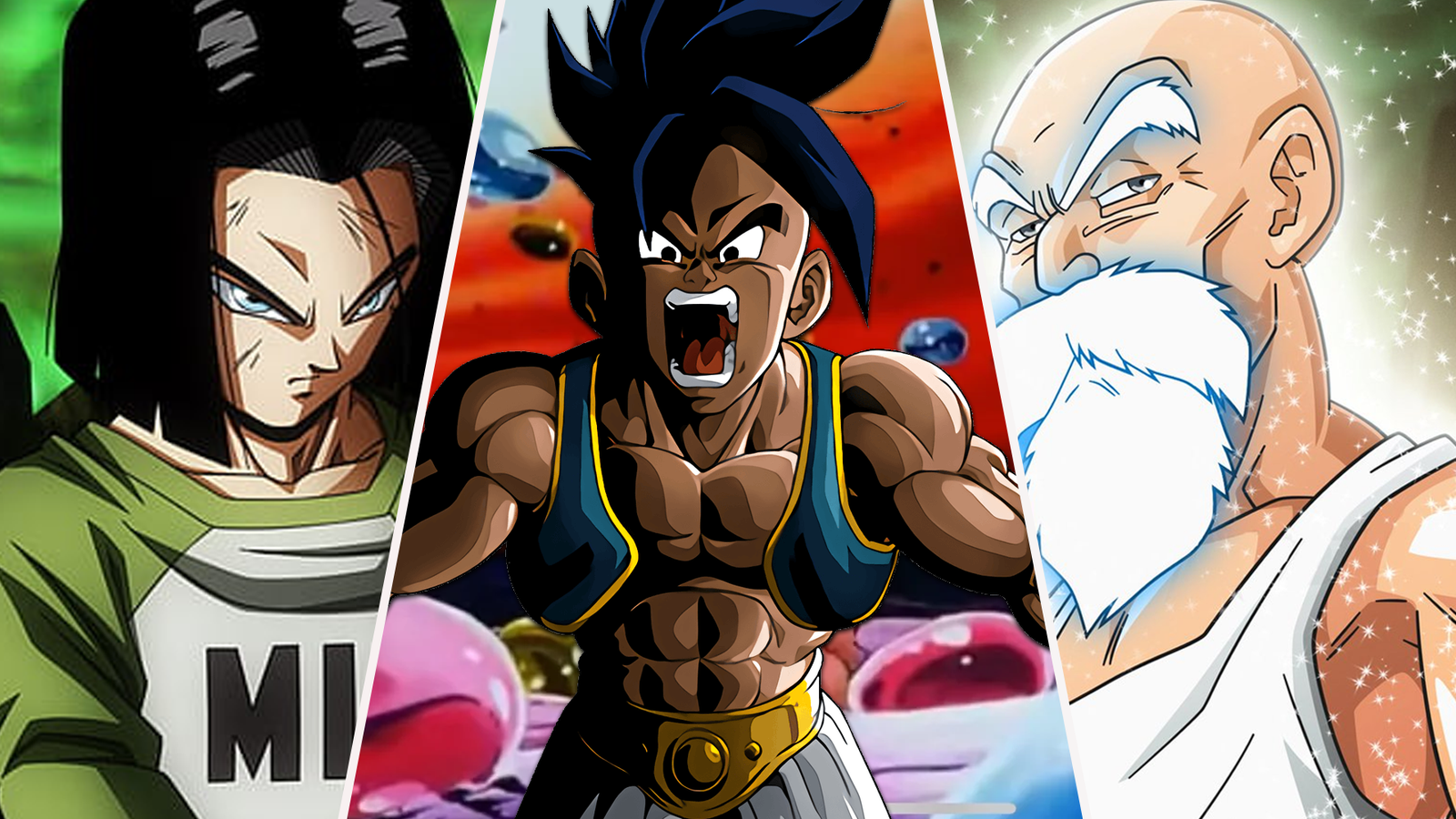 android 17 uub and master roshi