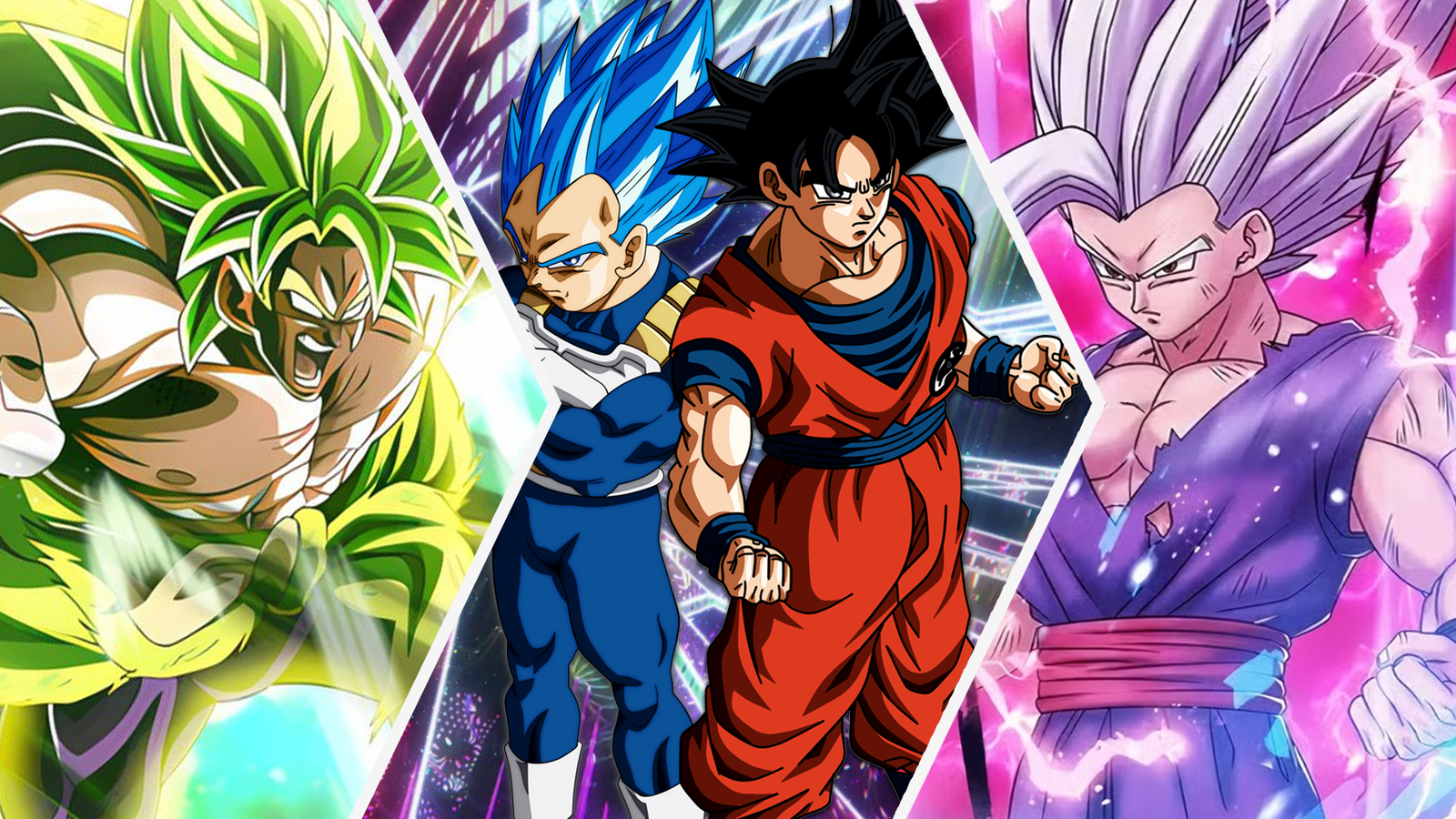 Dragon Ball Super 2: 5 Saiyan Terkuat yang Pernah Ada 22 broly vegeta goku and gohan beast