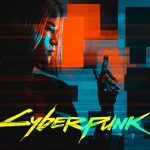 cyberpunk 2077 songbird composite square geometric shapes with game logo by gr db