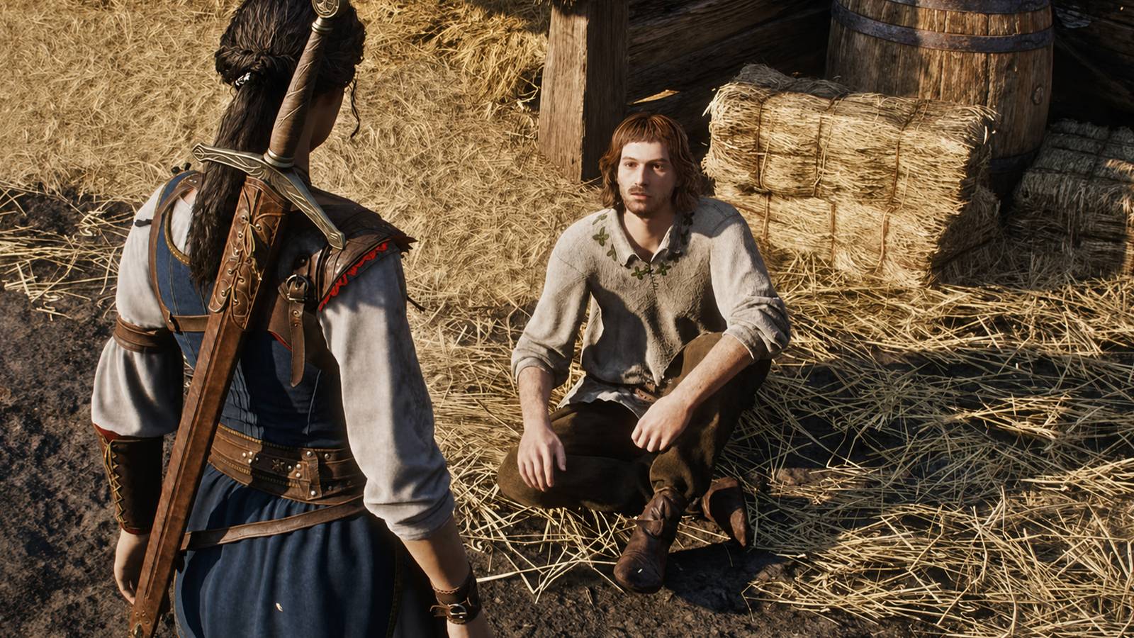 fable protagonist with beggar npc