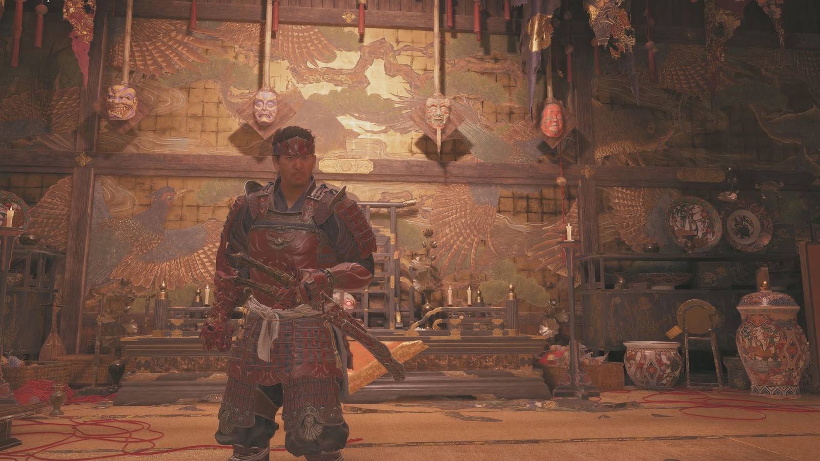 Cara Menyelesaikan Teka-teki Topeng di Onimusha: Way of the Sword 3 how to find the hidden path in the light of an icy moon in onimusha wots