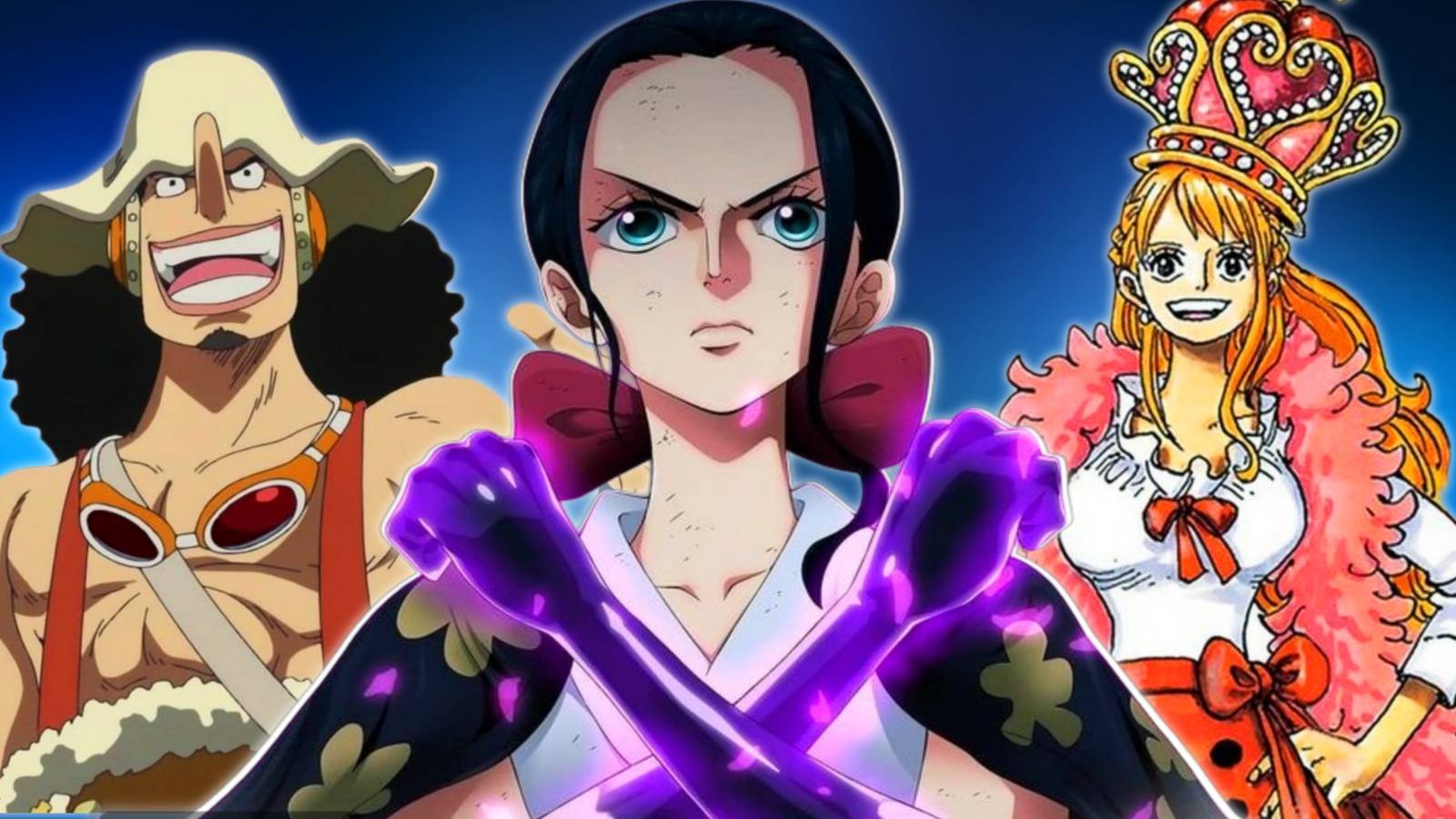the straw hat pirates from one piece using haki