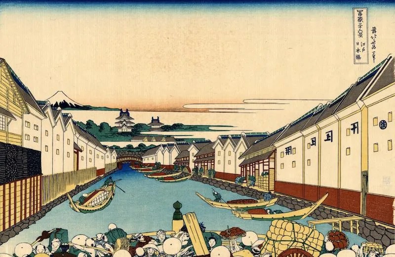 Selamat Ulang Tahun Tokyo: Perayaan 150 Tahun Sejak Era Edo 6 A Woodblock Print of Edo Castle