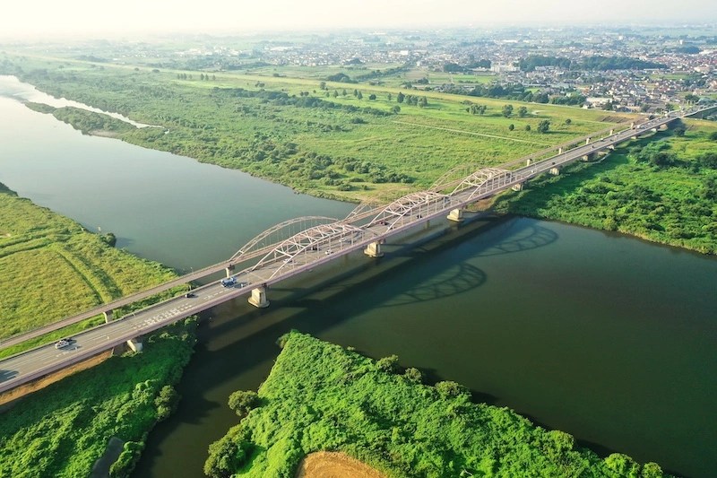 Pesona Kumagaya, Kota Kipas Tradisional Jepang 7 Northern Kumagaya the Tonegawa