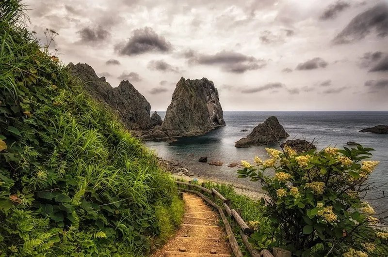 The Shokatan Coast of Hokkaido