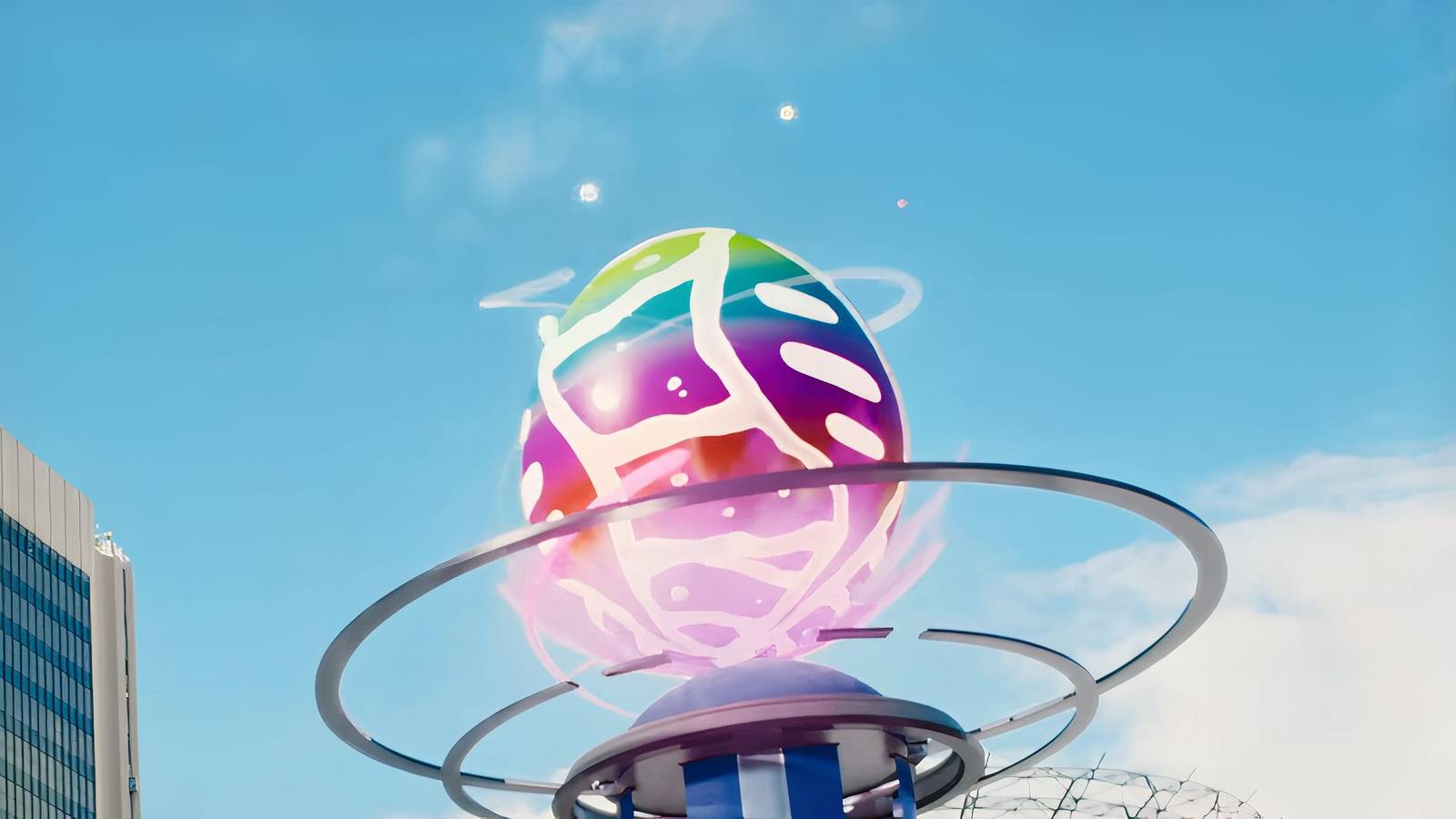 pokemon go mega raid egg hatching in gym megamewtwo trailer screenshot