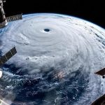 A Massive Typhoon Over Japan