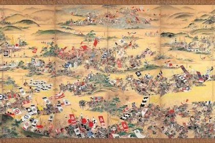 Tiga Pemersatu Jepang: Kisah Nobunaga, Hideyoshi, dan Ieyasu 57 A Piece of Art Depicting the Battle of Sekigahara