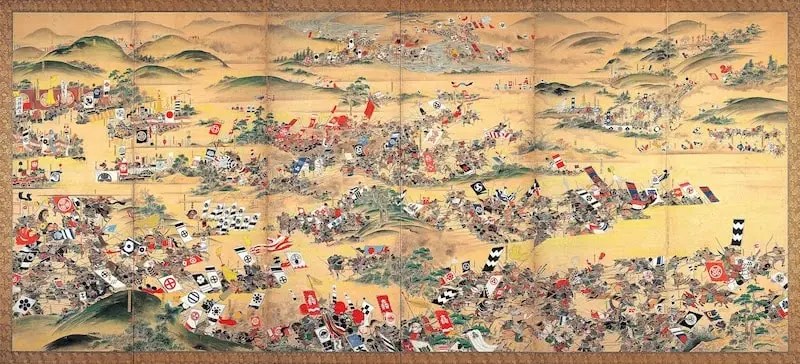 Tiga Pemersatu Jepang: Kisah Nobunaga, Hideyoshi, dan Ieyasu 7 A Piece of Art Depicting the Battle of Sekigahara