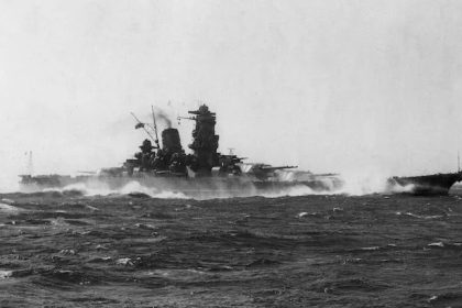 An Old Photo of the Yamato Battleship that was Made in Kure
