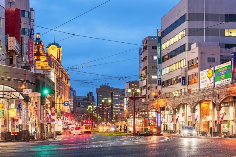 Downtown Kagoshima City