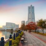 Landmark Tower in Minato Mirai at Sunset