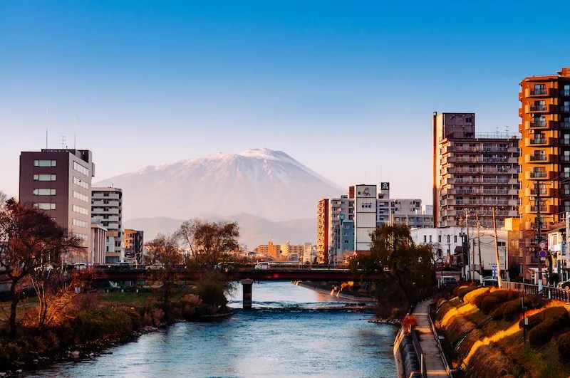 Morioka, Iwate: Ibu Kota Mi Jepang yang Menyimpan Banyak Pesona 4 Morioka Mt. Iwate