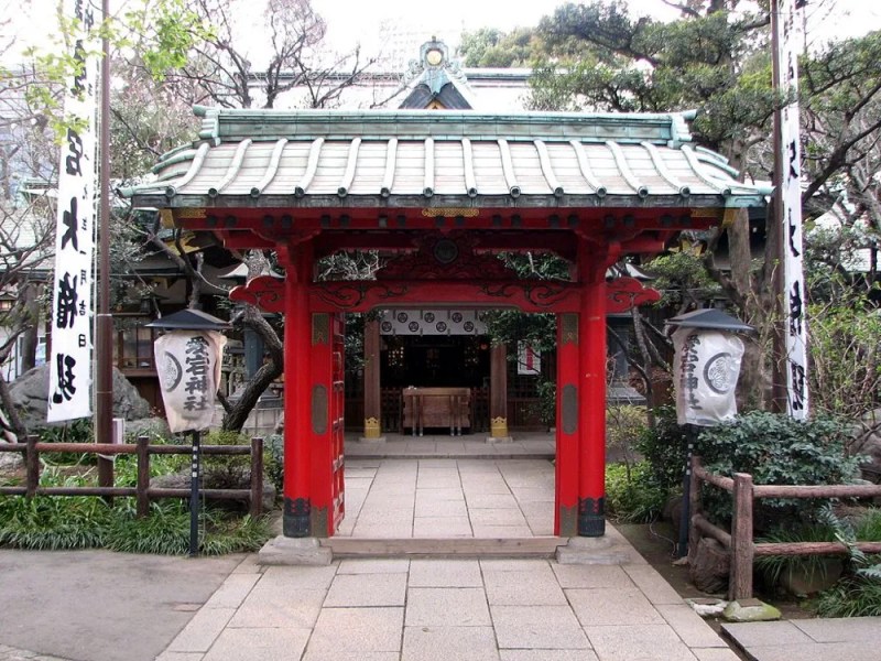 The Entrance to Tokyos Atago Shrine