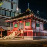 A Small Temple Hall Near Senso ji in Asakusa